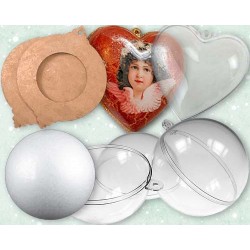 Ёлочные игрушки заготовки